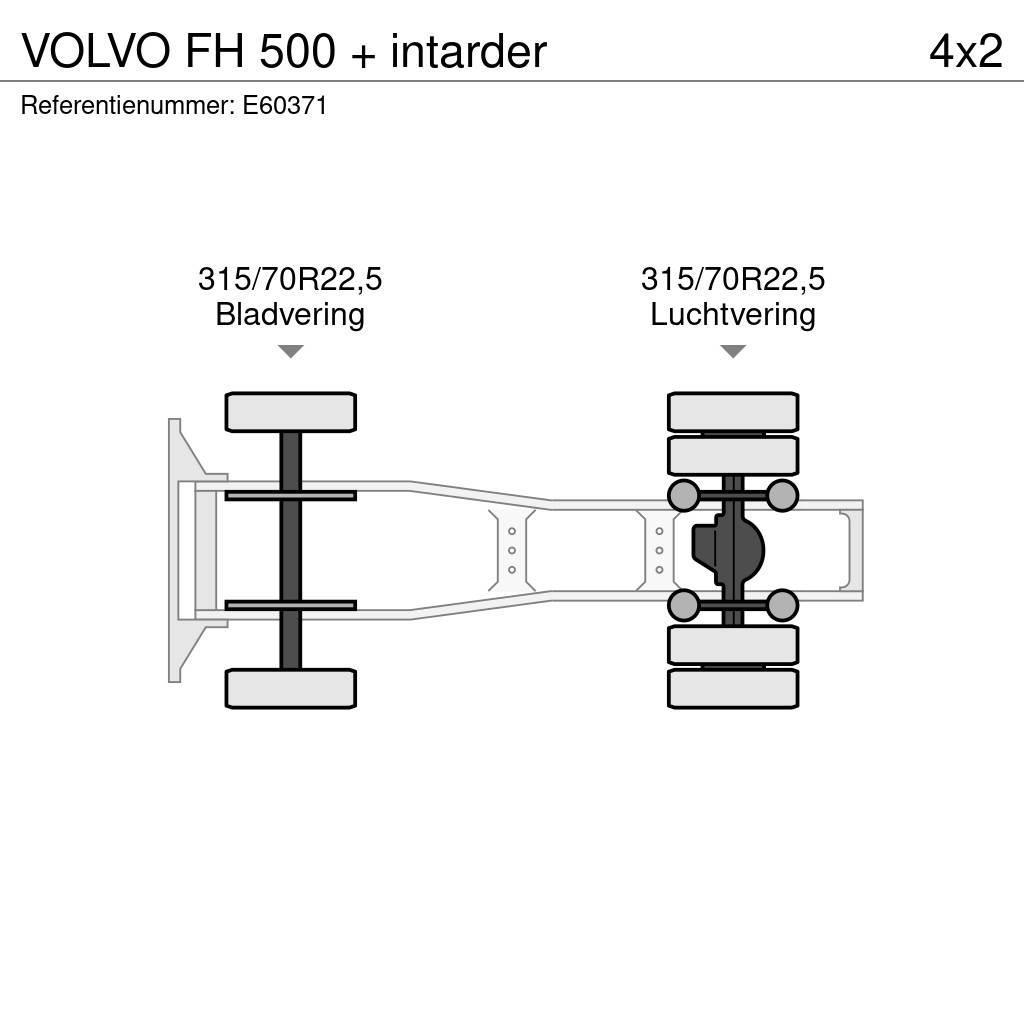 Volvo FH 500 + intarder Autotractoare