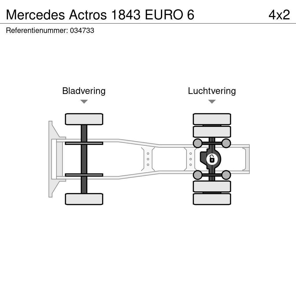 Mercedes-Benz Actros 1843 EURO 6 Autotractoare