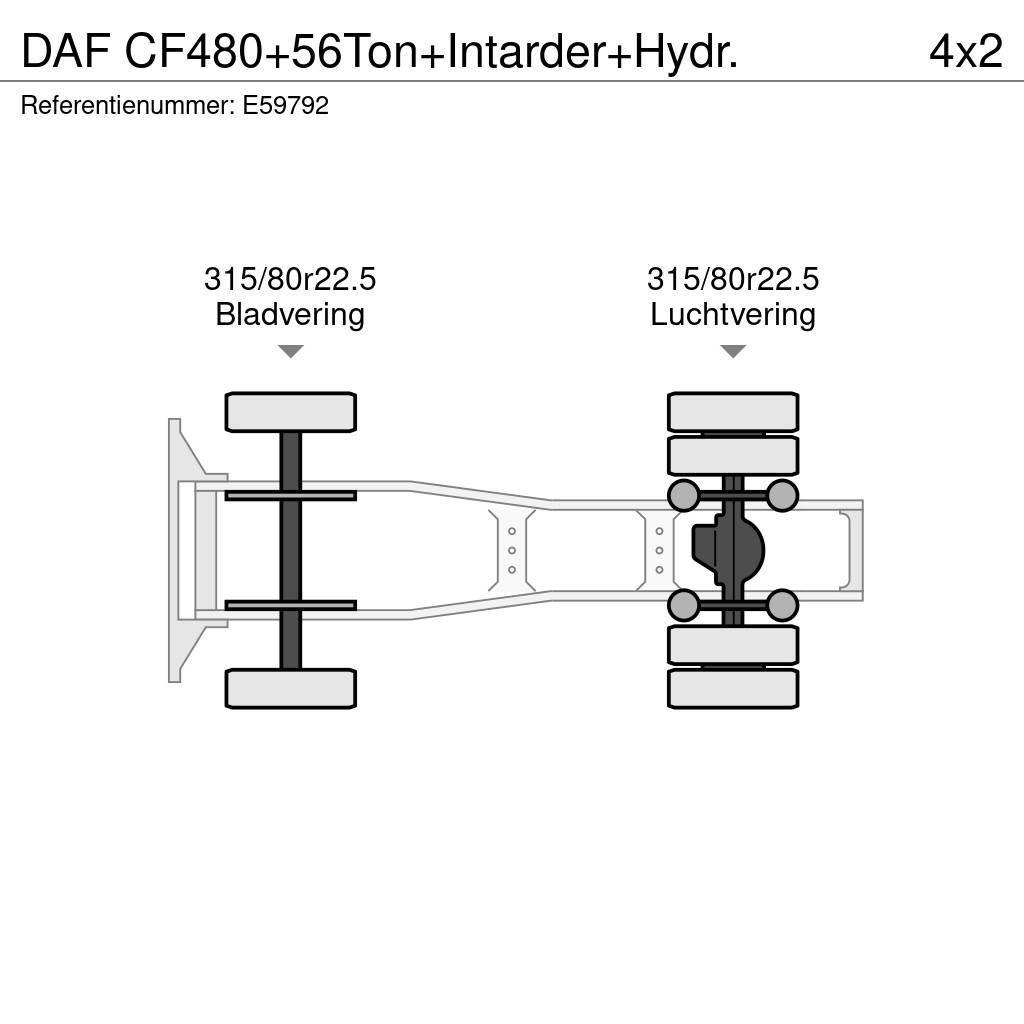 DAF CF480+56Ton+Intarder+Hydr. Autotractoare