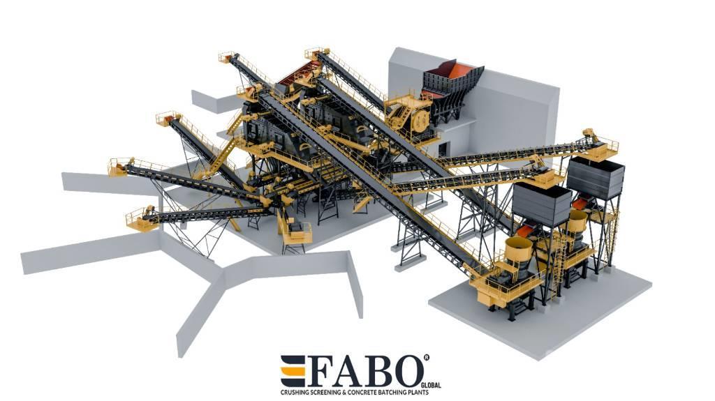 Fabo 500 T/H STATIONARY CRUSHING PLANT Concasoare