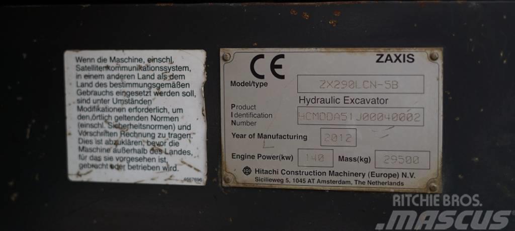 Hitachi ZX 290 LC N-5 Excavatoare pe senile
