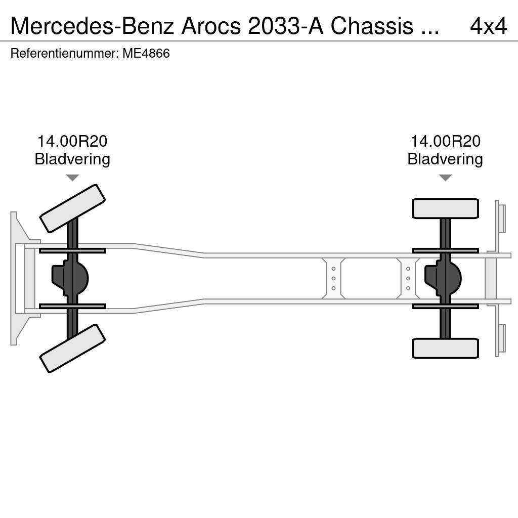 Mercedes-Benz Arocs 2033-A Chassis Cabin (2 units) Camion cabina sasiu