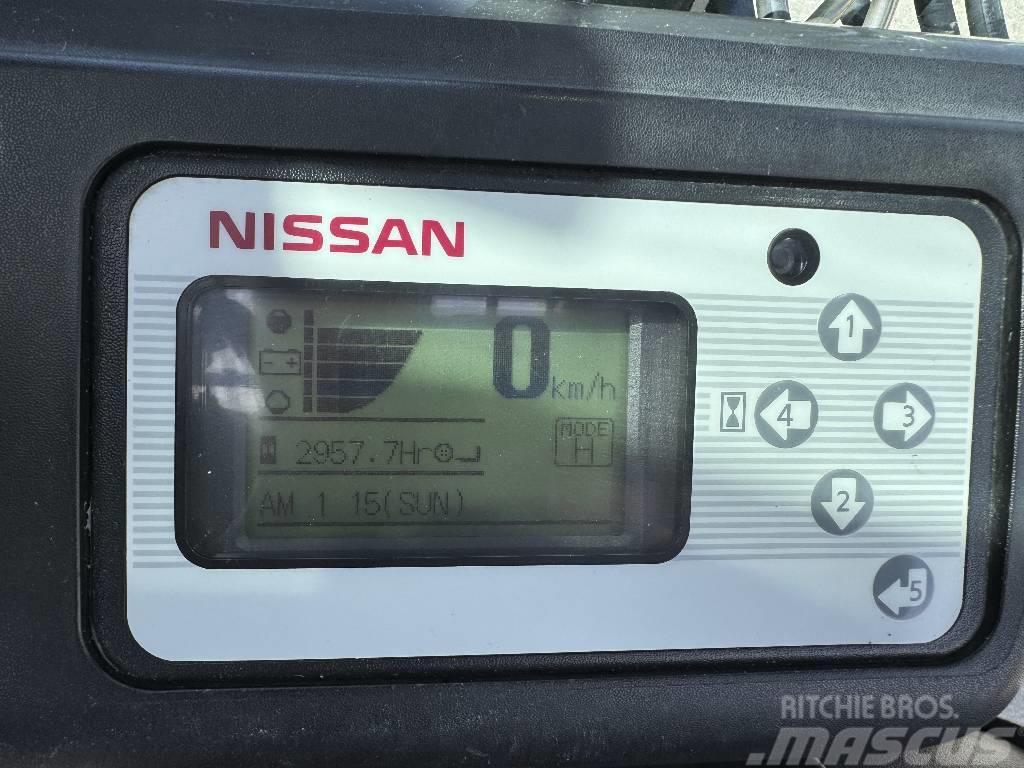 Nissan 1Q2L25Q *Triplex+Kool Reachforcks*2960 h Top Stivuitor electric