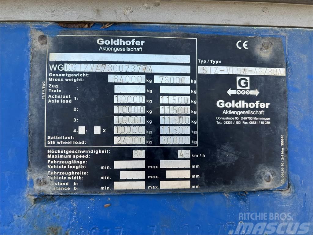 Goldhofer STZ-VLS 4-46/80 A Semi-remorca agabaritica