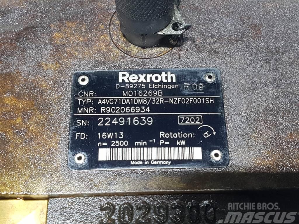 Rexroth A4VG71DA1DM8/32R - Drive pump/Fahrpumpe/Rijpomp Hidraulice