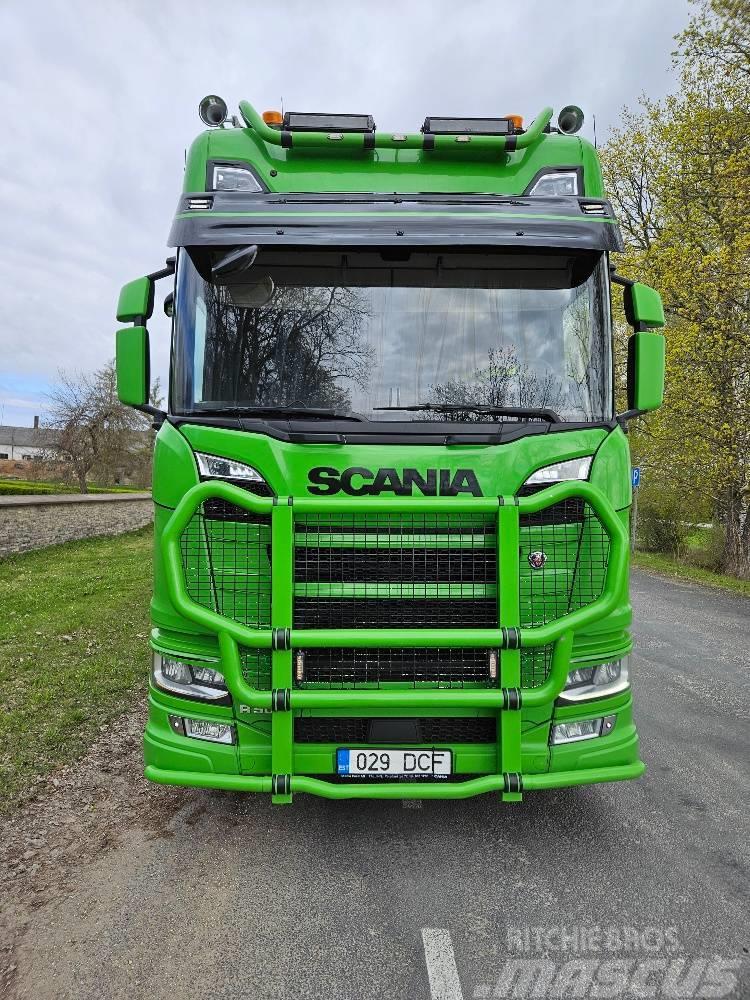 Scania R 500+haagis+loglift 96ST Camion pentru lemne