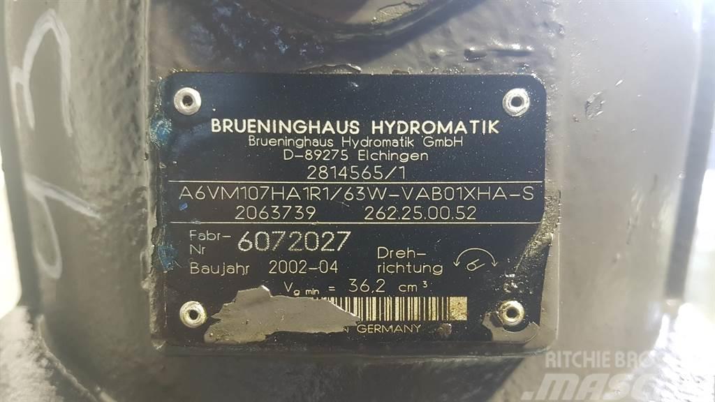 Brueninghaus Hydromatik A6VM107HA1R1/63W -Volvo L35B-Drive motor/Fahrmotor Hidraulice