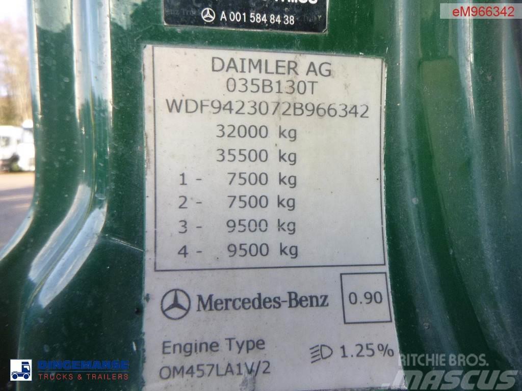 Mercedes-Benz Axor 3236 8x4 RHD tipper + Hiab 1283 DK-2 Duo Autobasculanta