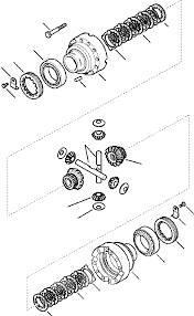 New Holland - carcasa diferential - 140478 , 85827752 , C77AO0 Transmisie