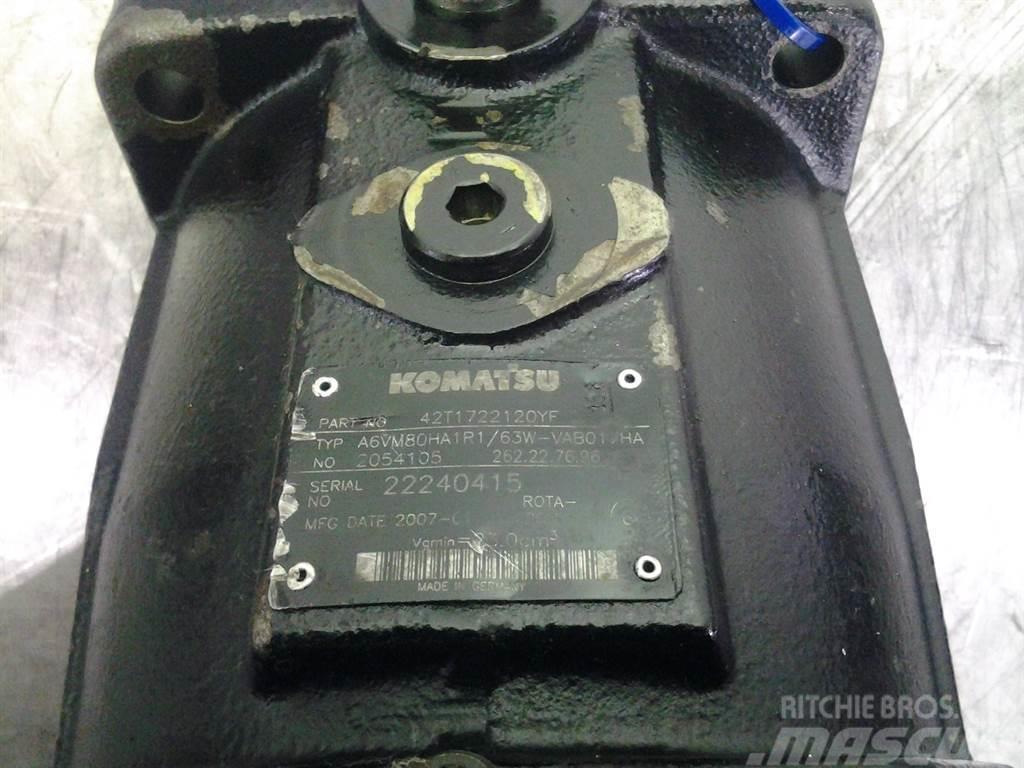 Komatsu 42T1722120YF - A6VM80HA1R1/63W - Drive motor Hidraulice