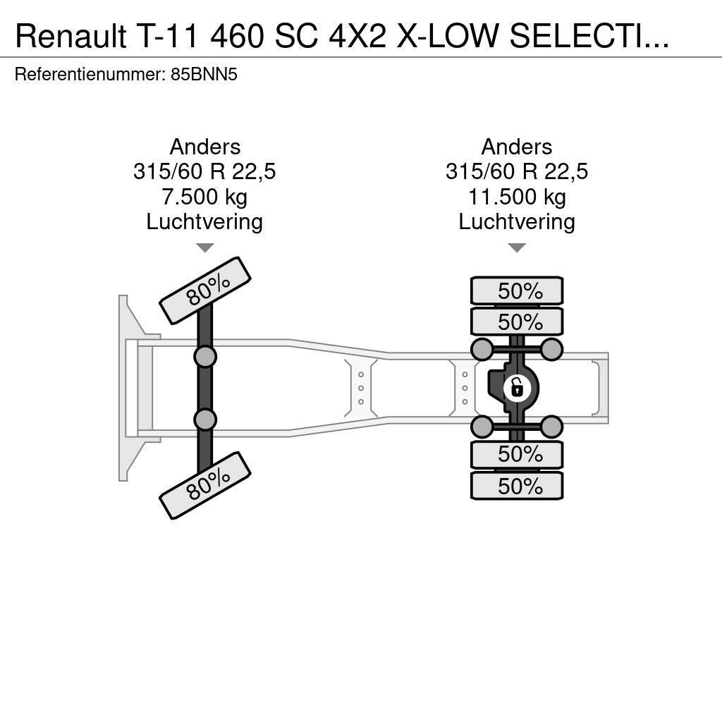Renault T-11 460 SC 4X2 X-LOW SELECTION, HEFSCHOTEL, HYDRA Autotractoare