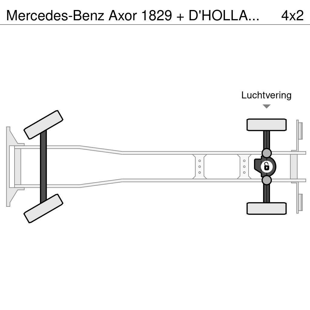 Mercedes-Benz Axor 1829 + D'HOLLANDIA 2000 KG Autocamioane