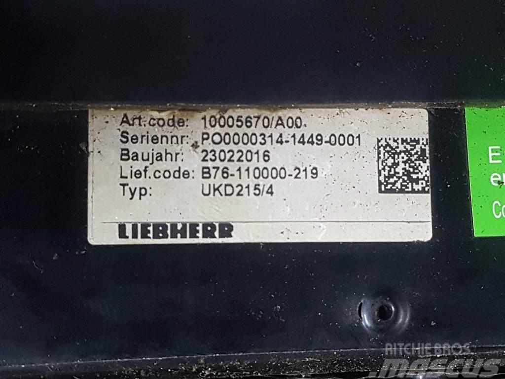 Liebherr A934C-10005670-UKD215/4-Airco condenser/Koeler Sasiuri si suspensii