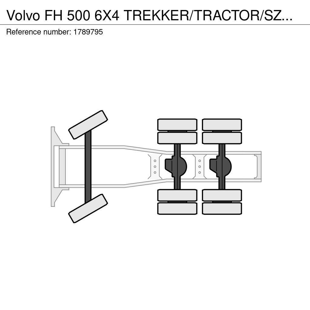 Volvo FH 500 6X4 TREKKER/TRACTOR/SZM EURO 6 HYDRAULIC Autotractoare