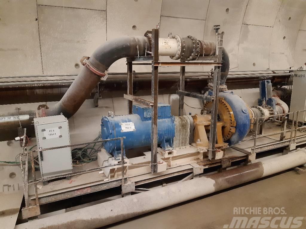  Slurry pump set / Pompe marinage Warman Pompa de apa
