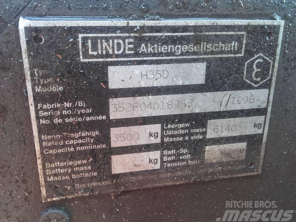 Linde H 35 D Stivuitor diesel
