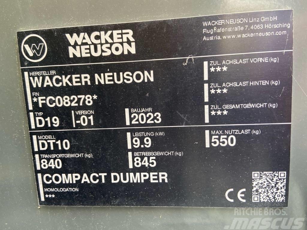 Wacker Neuson DT10 Autobasculante cu senile
