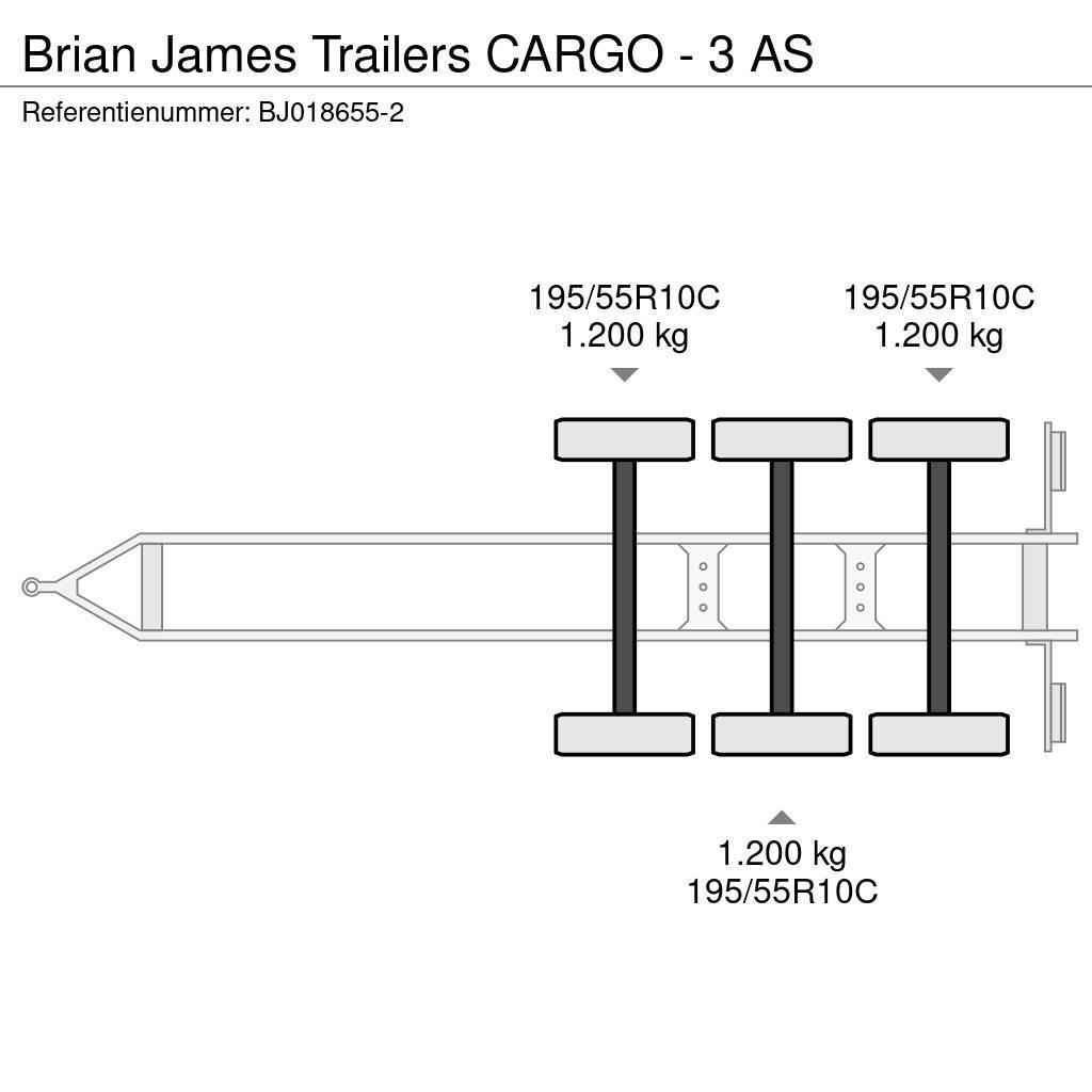 Brian James Trailers CARGO - 3 AS Remorci transport vehicule