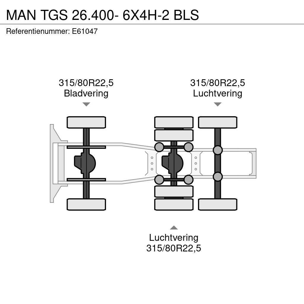 MAN TGS 26.400- 6X4H-2 BLS Autotractoare