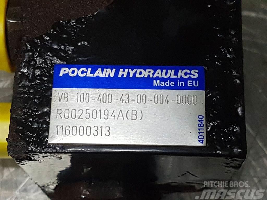 Ahlmann AZ210E-Poclain VB-100-400-43-00-004-Valve/Ventile Hidraulice