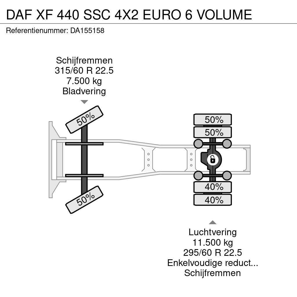 DAF XF 440 SSC 4X2 EURO 6 VOLUME Autotractoare