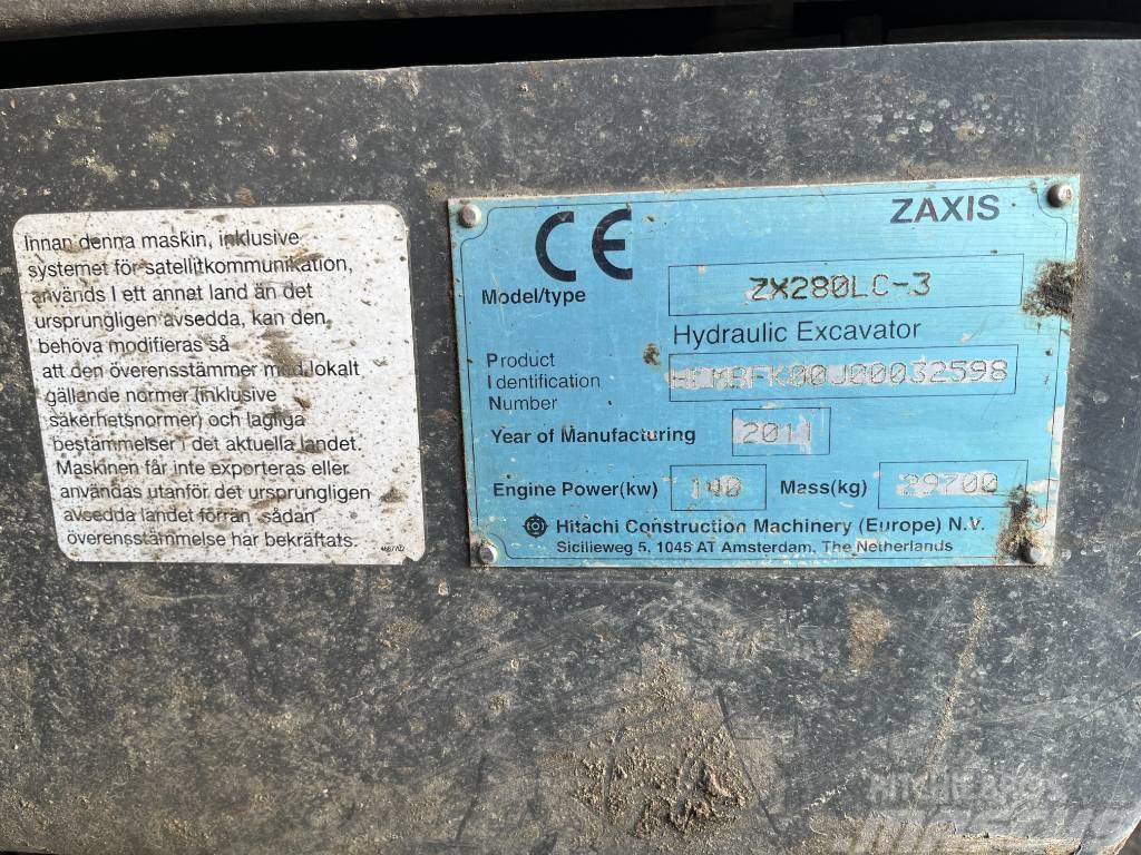 Hitachi ZX 280 LC-3/ Härnösand Excavatoare pe senile