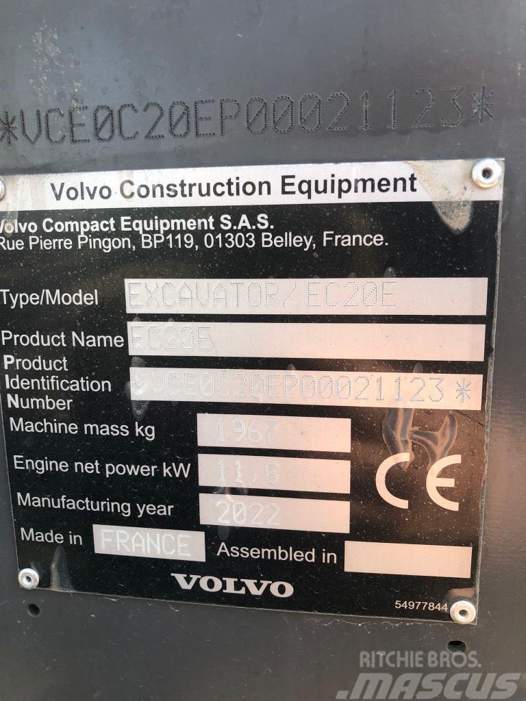 Volvo EC 20 E Mini excavatoare < 7t