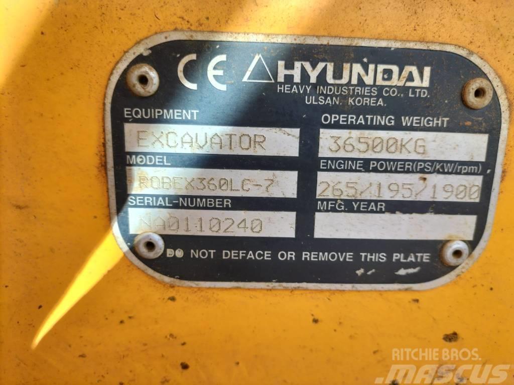 Hyundai Robex 360 LC-7 Excavatoare pe senile