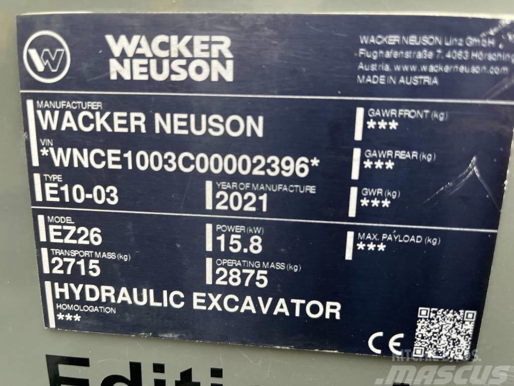 Wacker Neuson EZ 26 Mini excavatoare < 7t