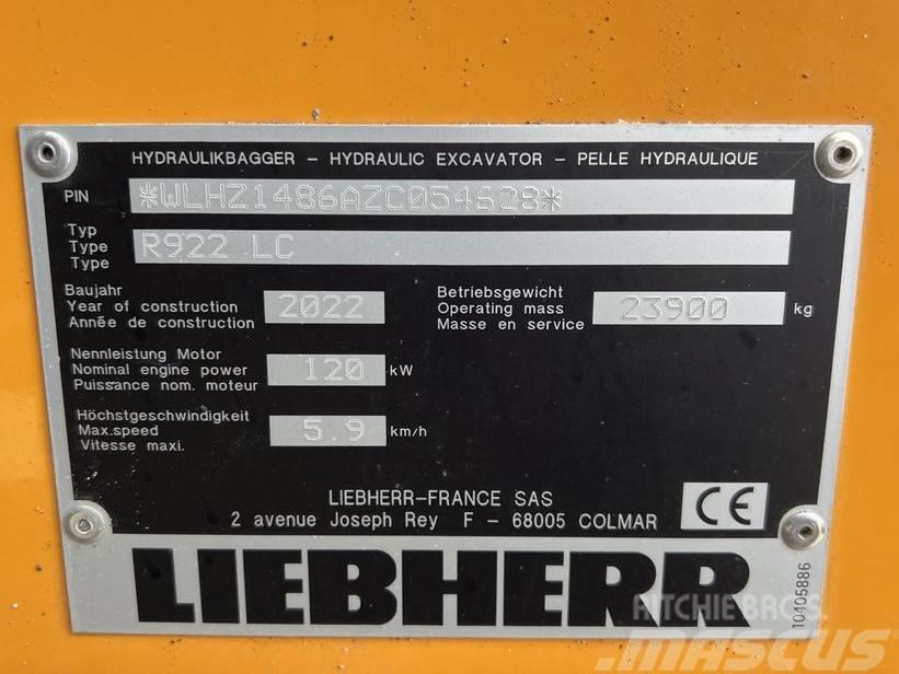 Liebherr R922 LC Excavatoare pe senile