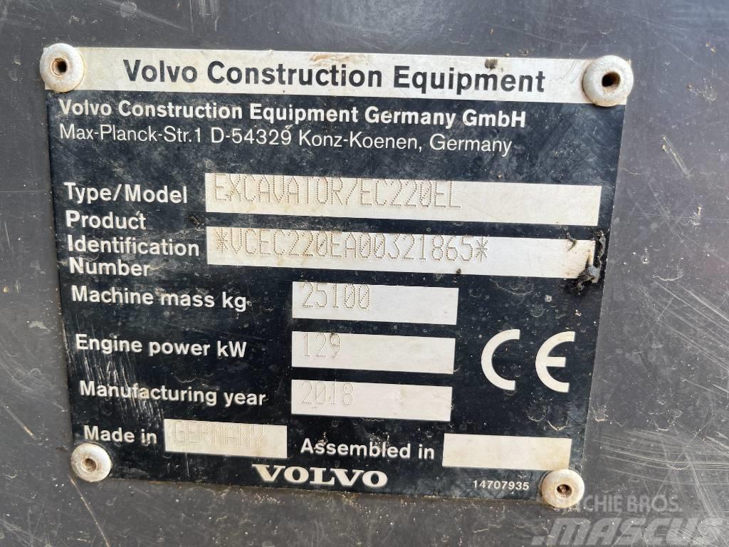 Volvo EC220EL Excavatoare pe senile