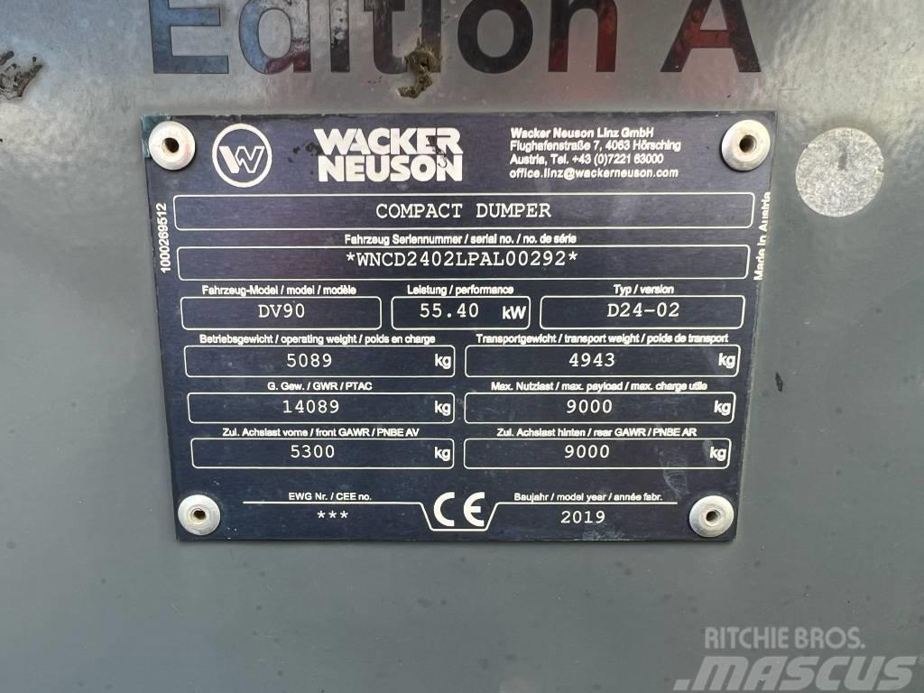 Wacker Neuson DV 90 Minitractor de teren
