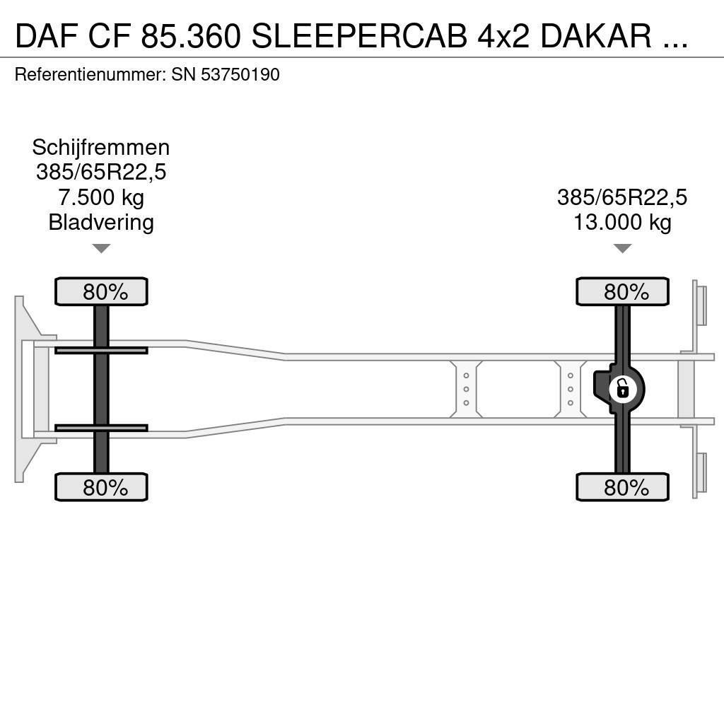 DAF CF 85.360 SLEEPERCAB 4x2 DAKAR EDUCATION TRUCK (ZF Autocamioane