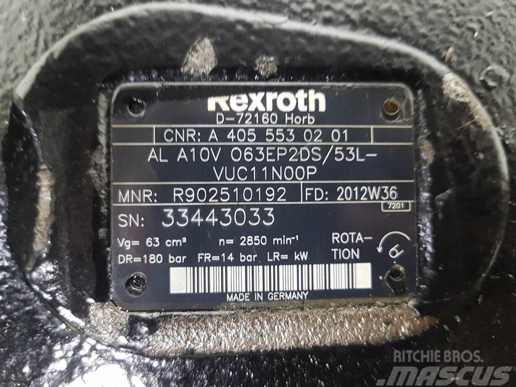 Rexroth ALA10VO63EP2DS/53L - Load sensing pump Hidraulice