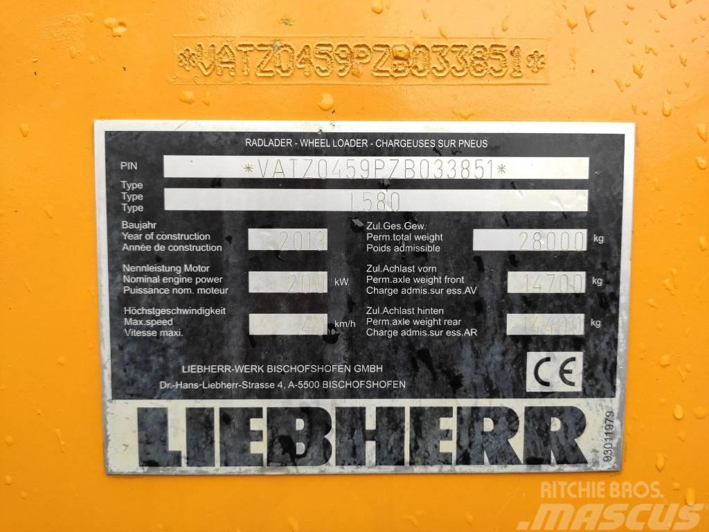 Liebherr L580 2plus2 Bj 2013' Incarcator pe pneuri
