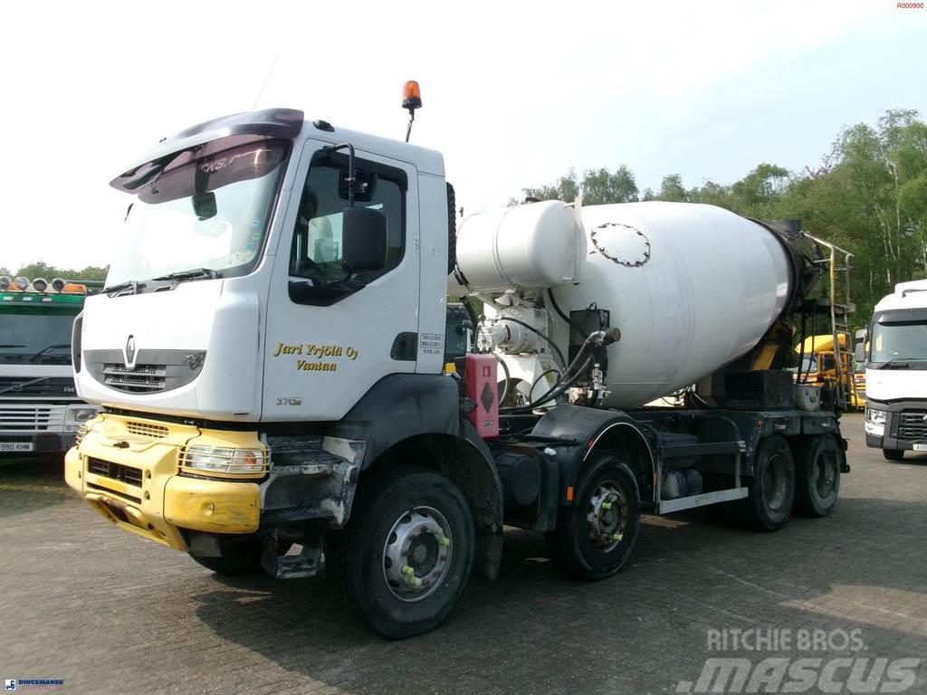 Renault Kerax 370.32 8X4 concrete mixer 9 m3 Betoniera