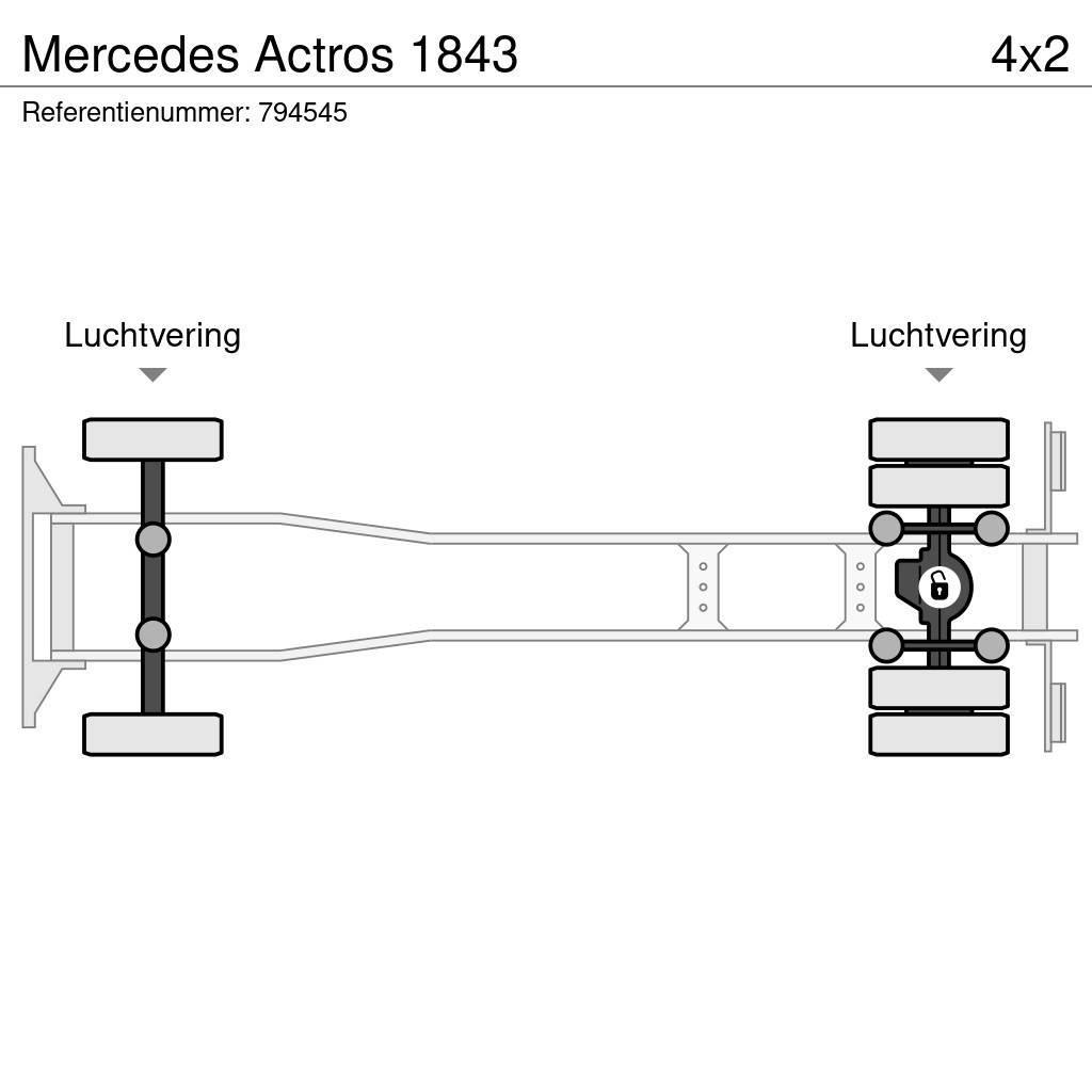 Mercedes-Benz Actros 1843 Camioane platforma/prelata