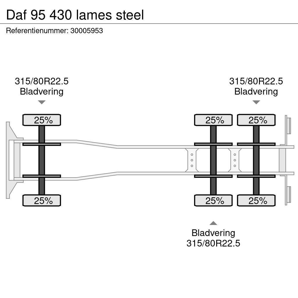 DAF 95 430 lames steel Autobasculanta