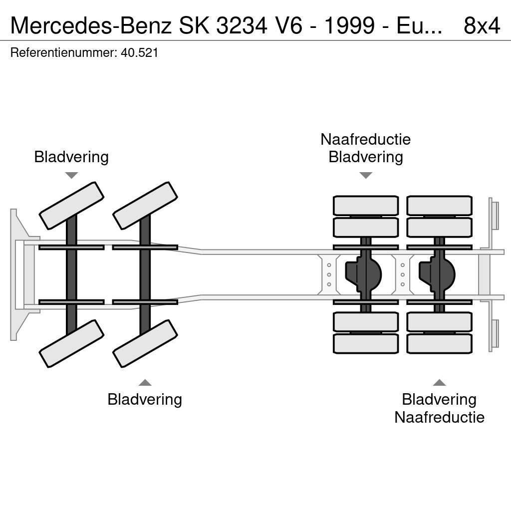 Mercedes-Benz SK 3234 V6 - 1999 - Euro 2 - Big Axles - Full stee Camion cabina sasiu