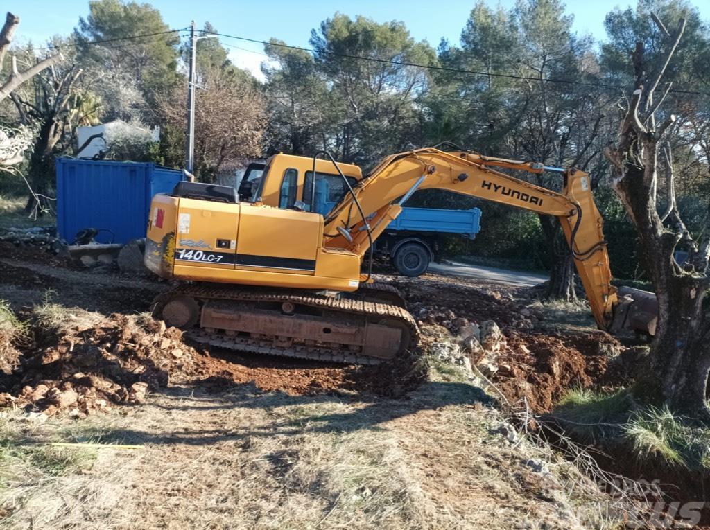 Hyundai 140 LC7 Excavatoare pe senile