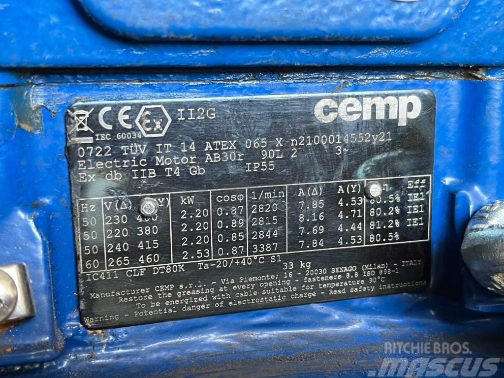  CEMP Electric Motor ATEX 230V 2,2kW 2800RPM Motoare