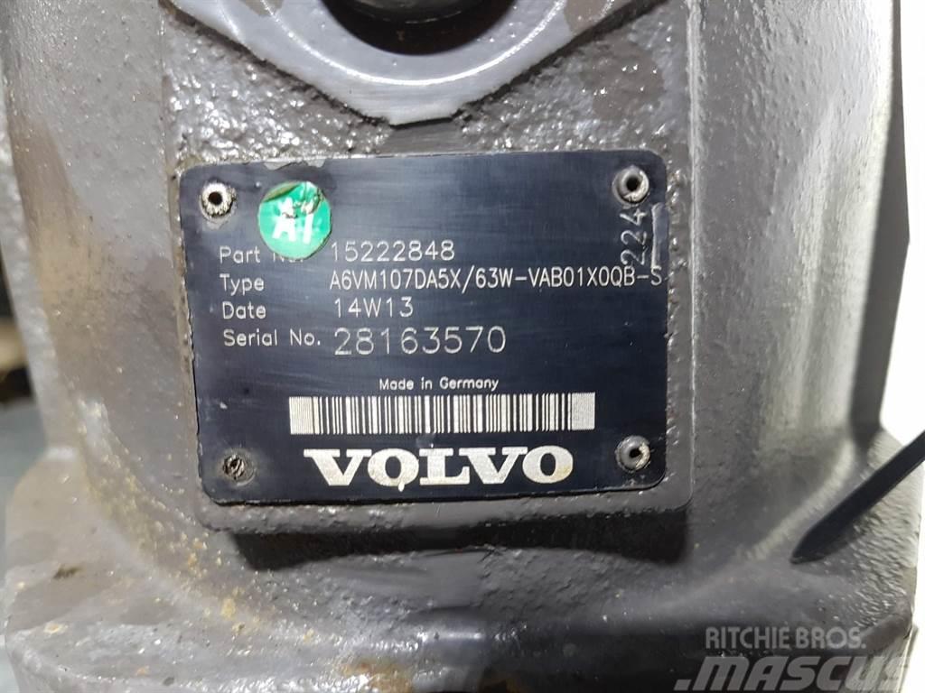 Volvo A6VM107DA5X/63W -Volvo L30G-Drive motor/Fahrmotor Hidraulice
