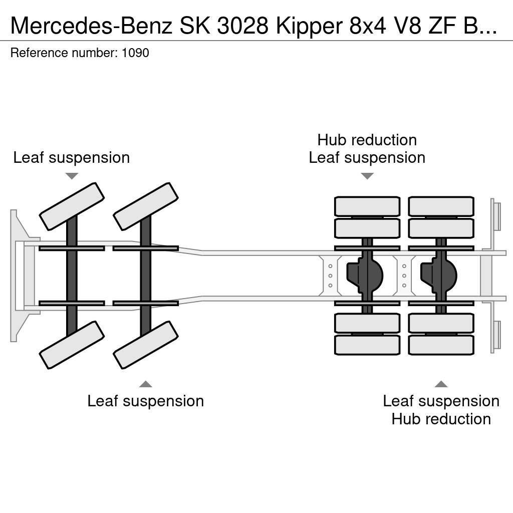 Mercedes-Benz SK 3028 Kipper 8x4 V8 ZF Big Axle Good Condition Autobasculanta