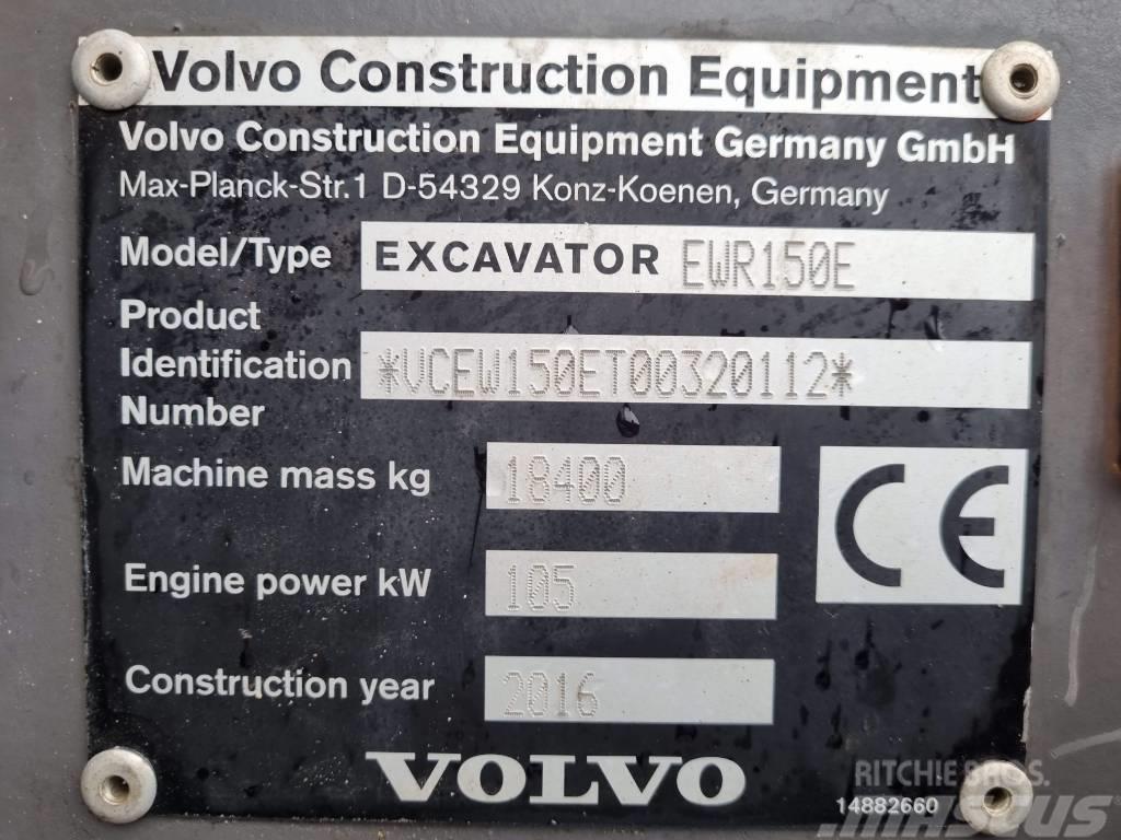 Volvo EWR 150 E Excavatoare cu roti