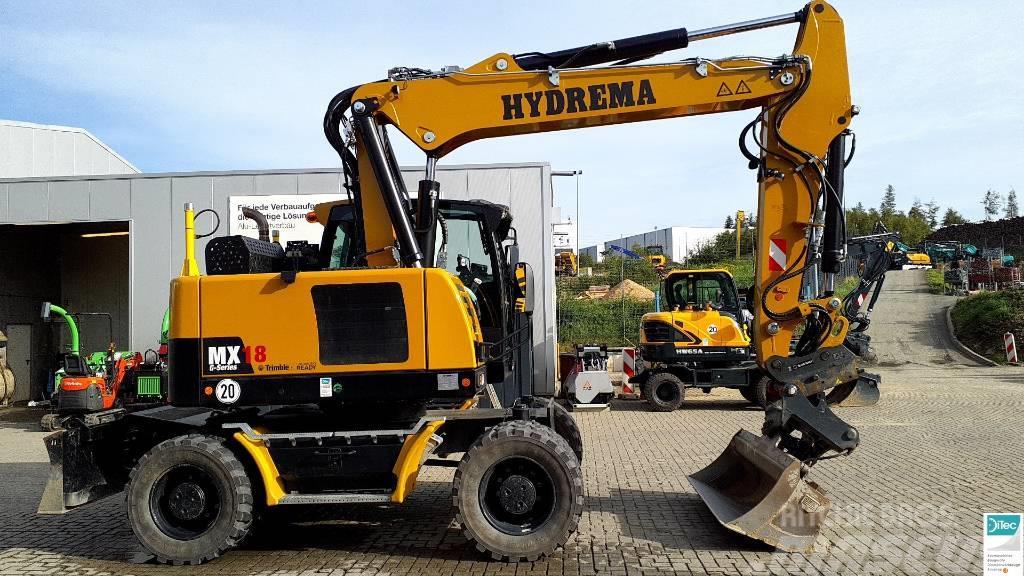 Hydrema MX18 G Vorbereitet auf SiTech Trimble 3D Steuerung Excavatoare cu roti