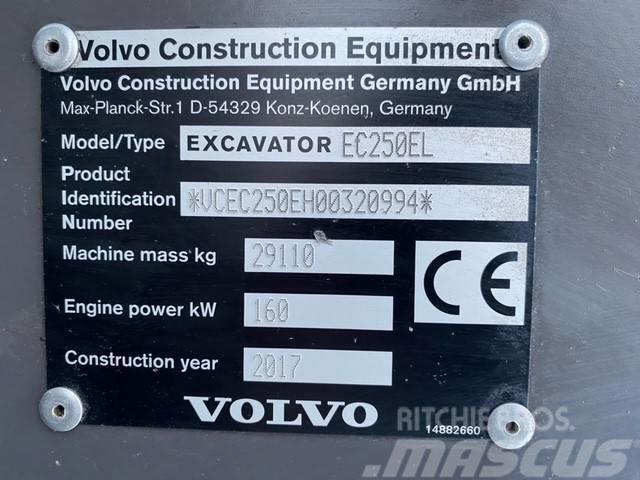 Volvo EC250EL Excavatoare pe senile