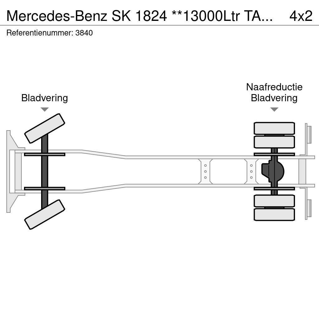 Mercedes-Benz SK 1824 **13000Ltr TANK-FULL STEEL**TOPSHAPE** Cisterne