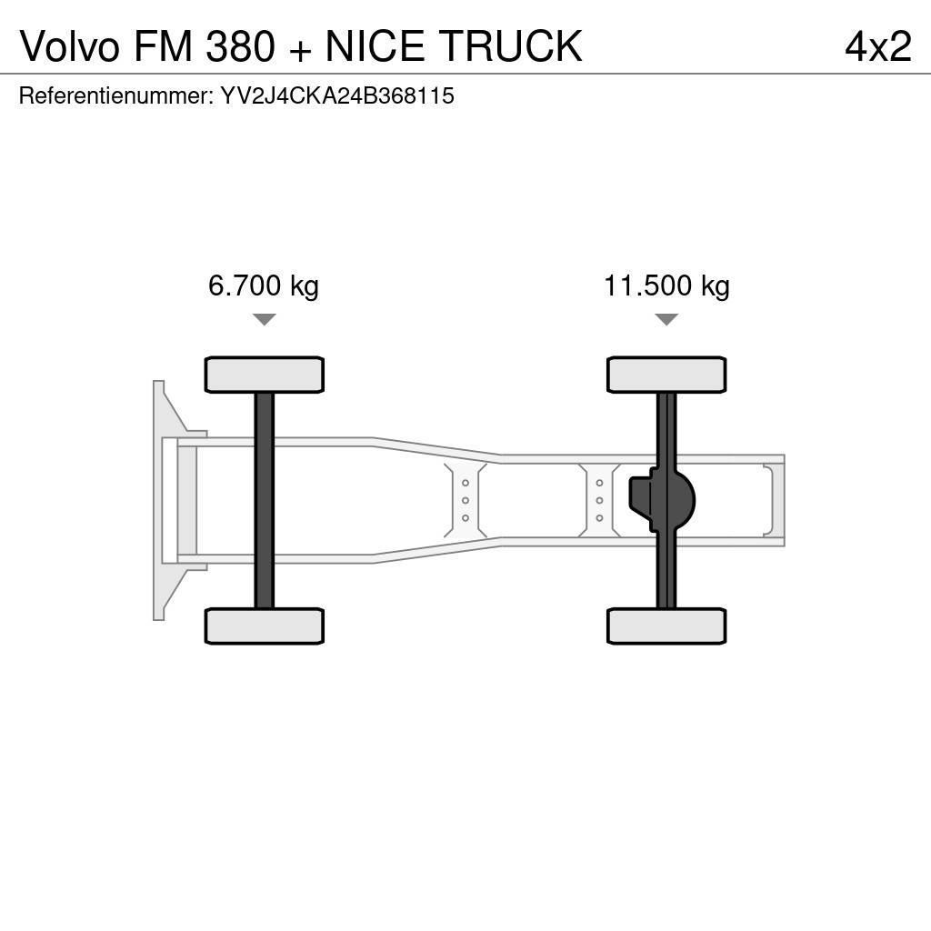 Volvo FM 380 + NICE TRUCK Autotractoare