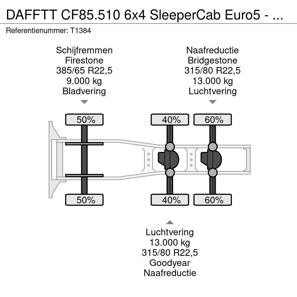 DAF FTT CF85.510 6x4 SleeperCab Euro5 - 189.000km Orig Autotractoare