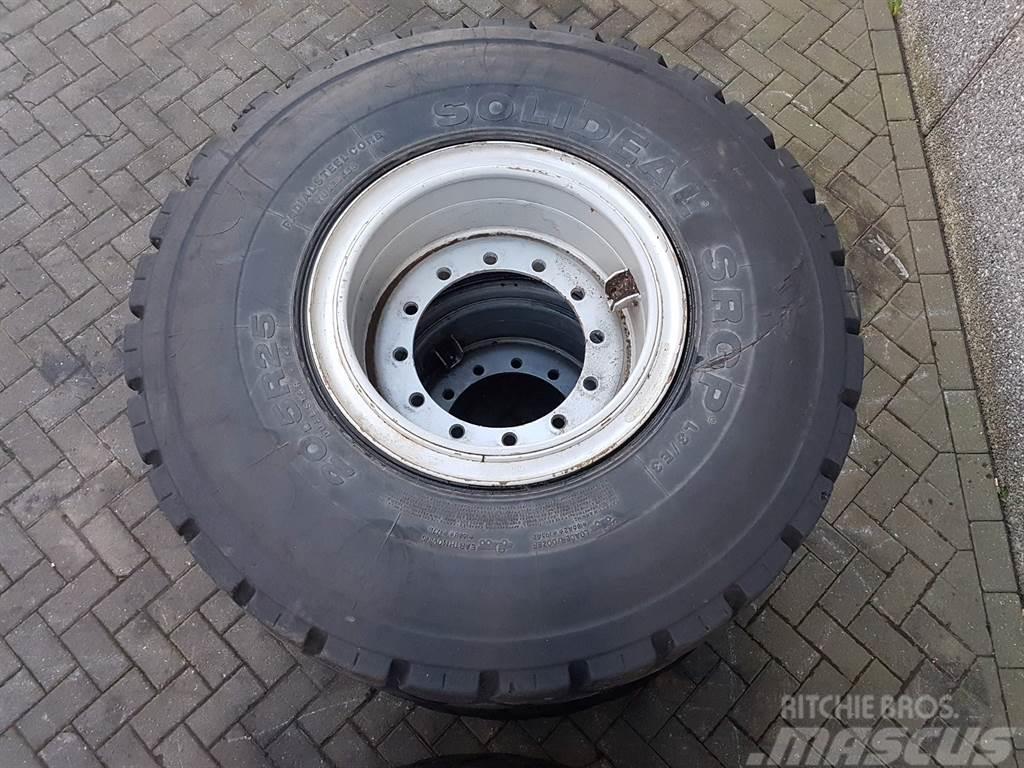 Terex TL210-Solideal 20.5R25-Tire/Reifen/Band Anvelope, roti si jante